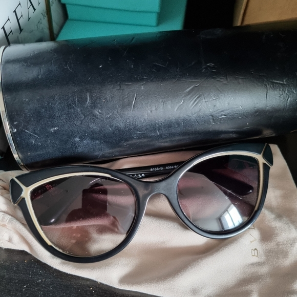 Bvlgari Cat Eye Sunglasses with Swarovski Crystals - Picture 6 of 9